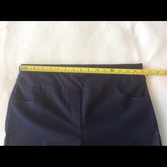 3 for $20  Cropped Pull On Navy Pants - Picture 5 of 11